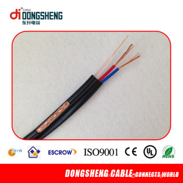 Cable coaxial Rg59 con cable de alimentación Rg59 + 2c